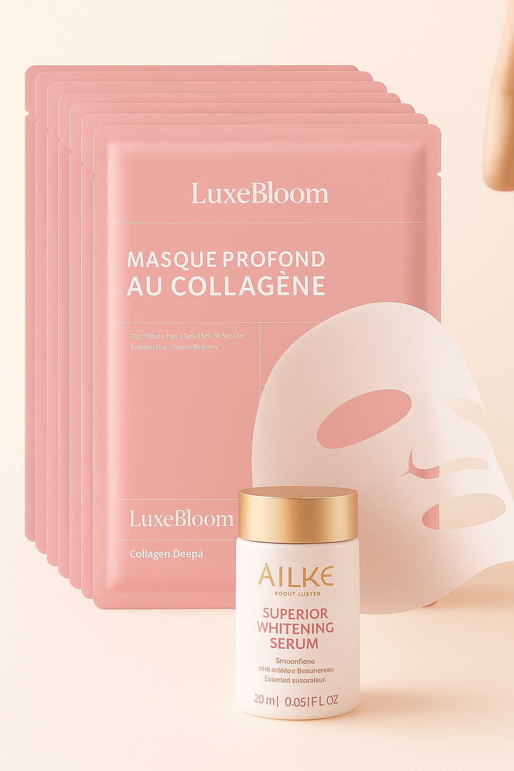 Masque Visage Bio-Collagène – Hydratation & Éclat