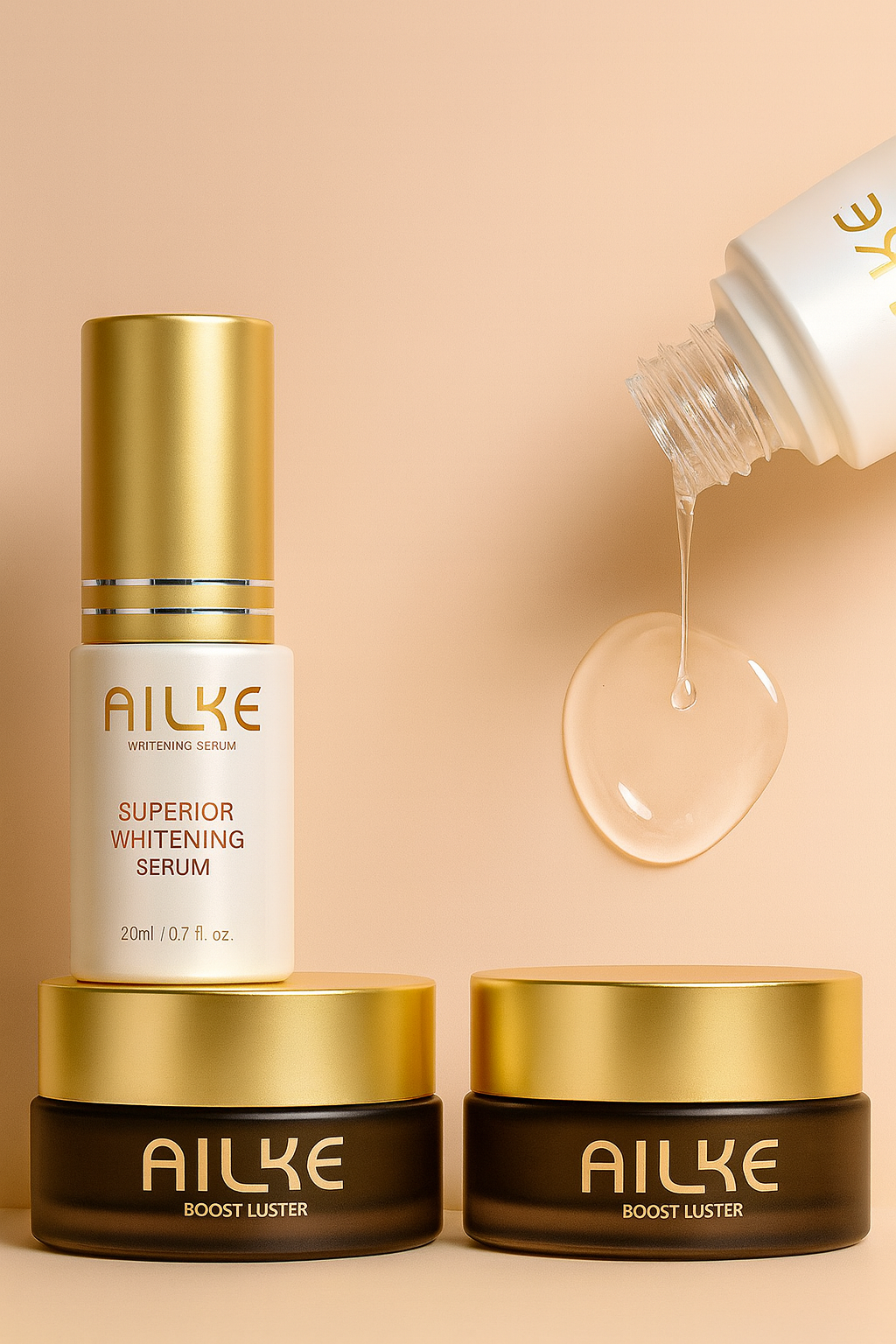 Coffret Éclat Suprême – Sérum & Crèmes de Jour & Nuit