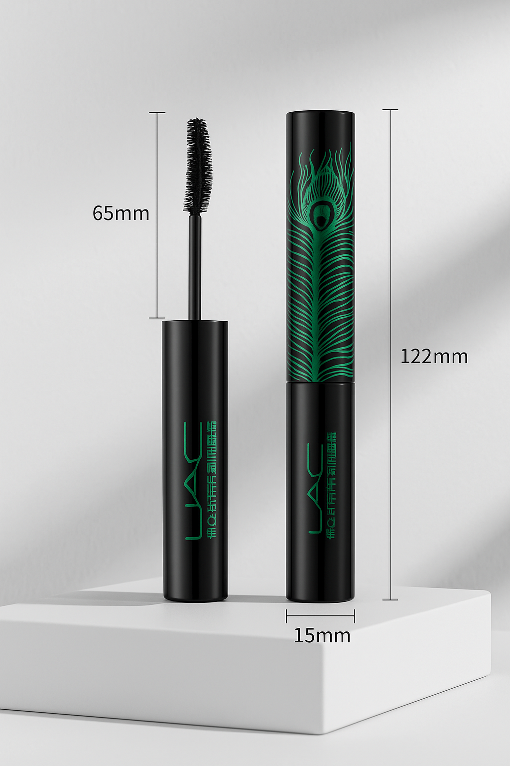 Mascara Waterproof Noir – Volume & Allongement – Tenue 24h