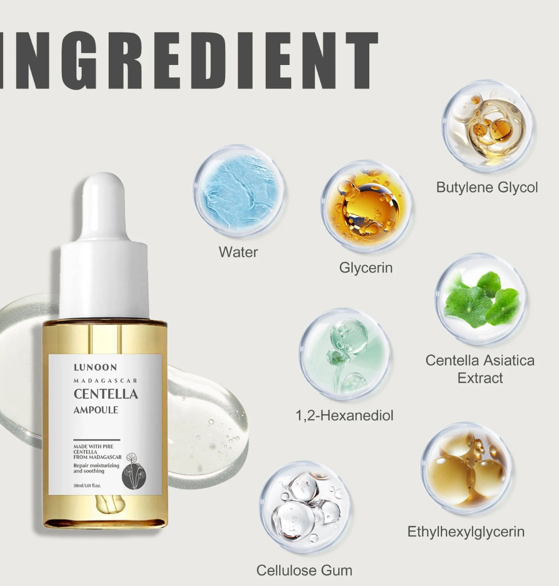 Ampoule Centella – Réparation & Éclat Naturel